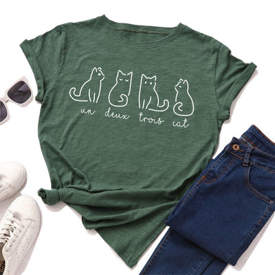 T-shirt trois petits chats
