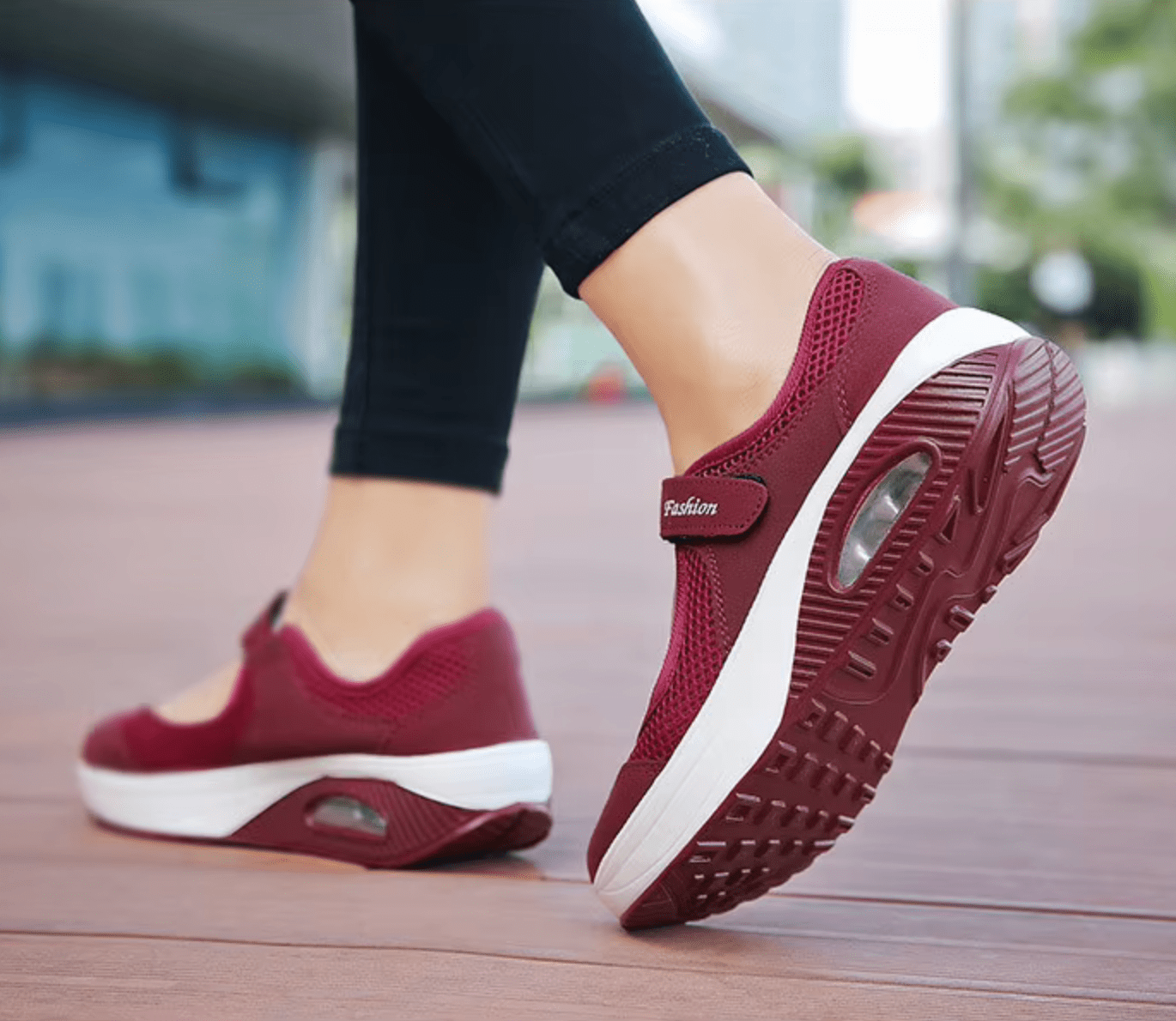 Chaussures AéroConfort – Légèreté et amorti pour une marche sans effort
