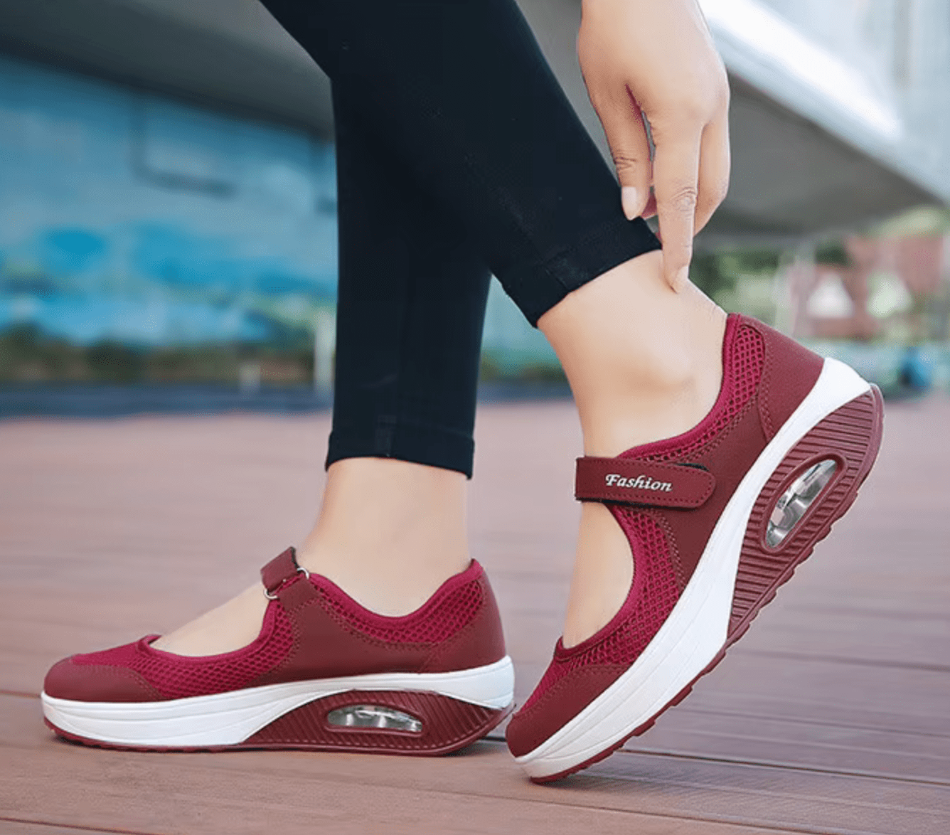 Chaussures AéroConfort – Légèreté et amorti pour une marche sans effort