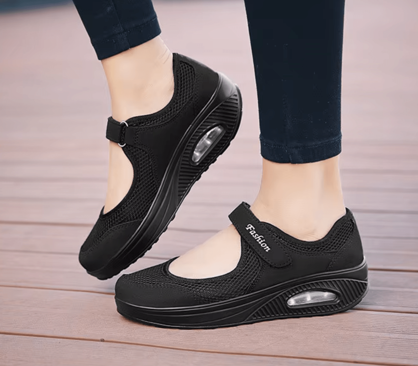 Chaussures AéroConfort – Légèreté et amorti pour une marche sans effort