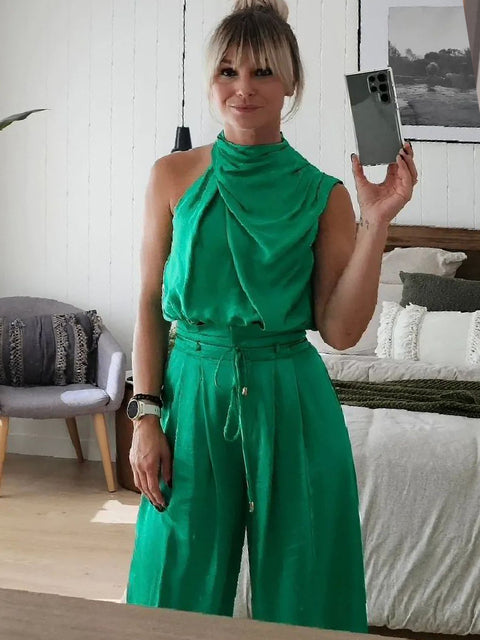 Ensemble sans manches pour femme