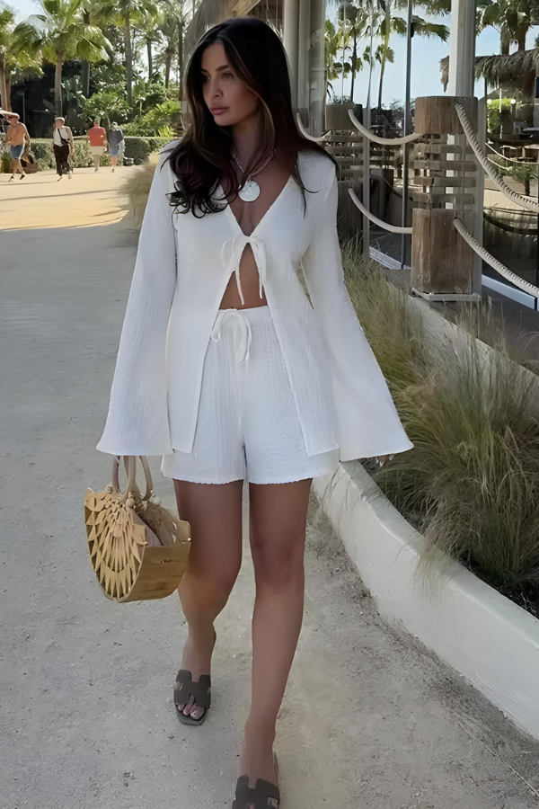Ensemble d'été élégant pour femme – Tenue deux pièces confortable