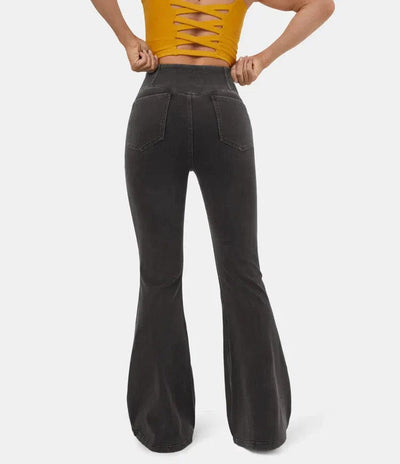 Jean Flare taille haute croisée