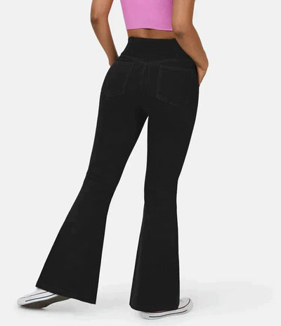 Jean Flare taille haute croisée