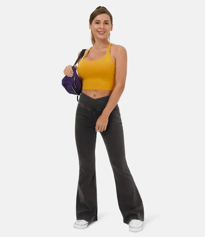 Jean Flare taille haute croisée