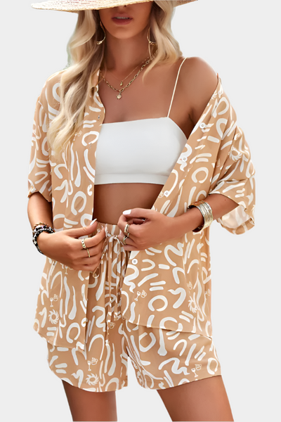 Ensemble deux pièces respirant pour femme – Tenue décontractée et élégante