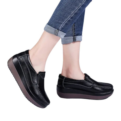 Mocassins compensés confort+