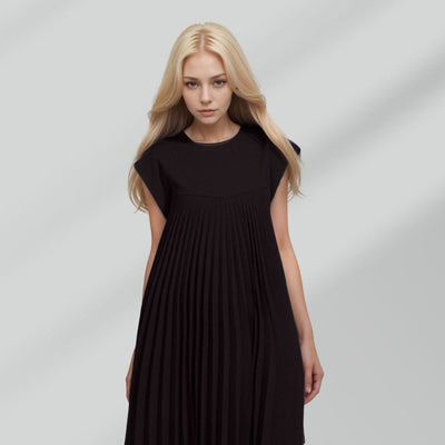 Robe plissée élégante