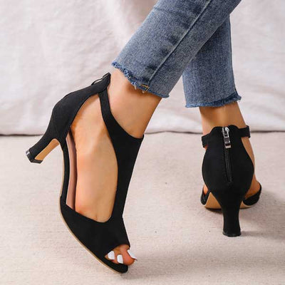 Sandales à talons ortho+