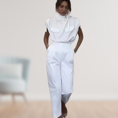 Loren | Elegant Tops and Long Pants Set