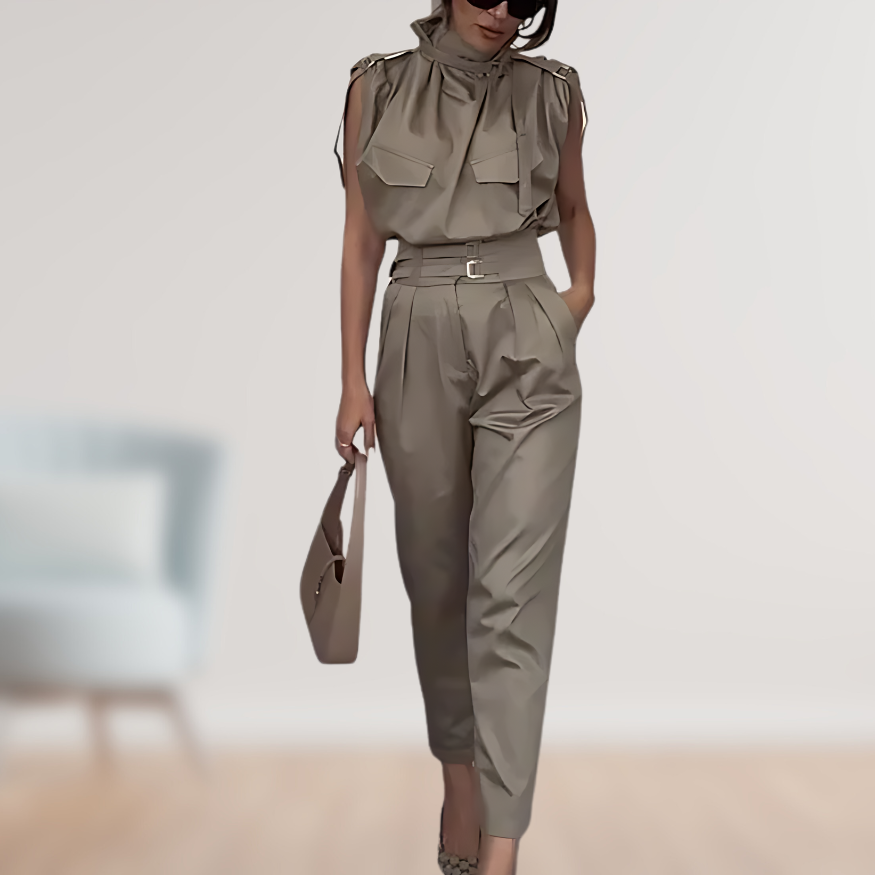 Loren | Elegant Tops and Long Pants Set