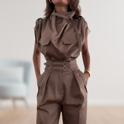 Loren | Elegant Tops and Long Pants Set