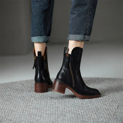 Emma | Leather Ankle Boots