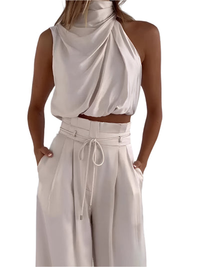 Ensemble sans manches pour femme