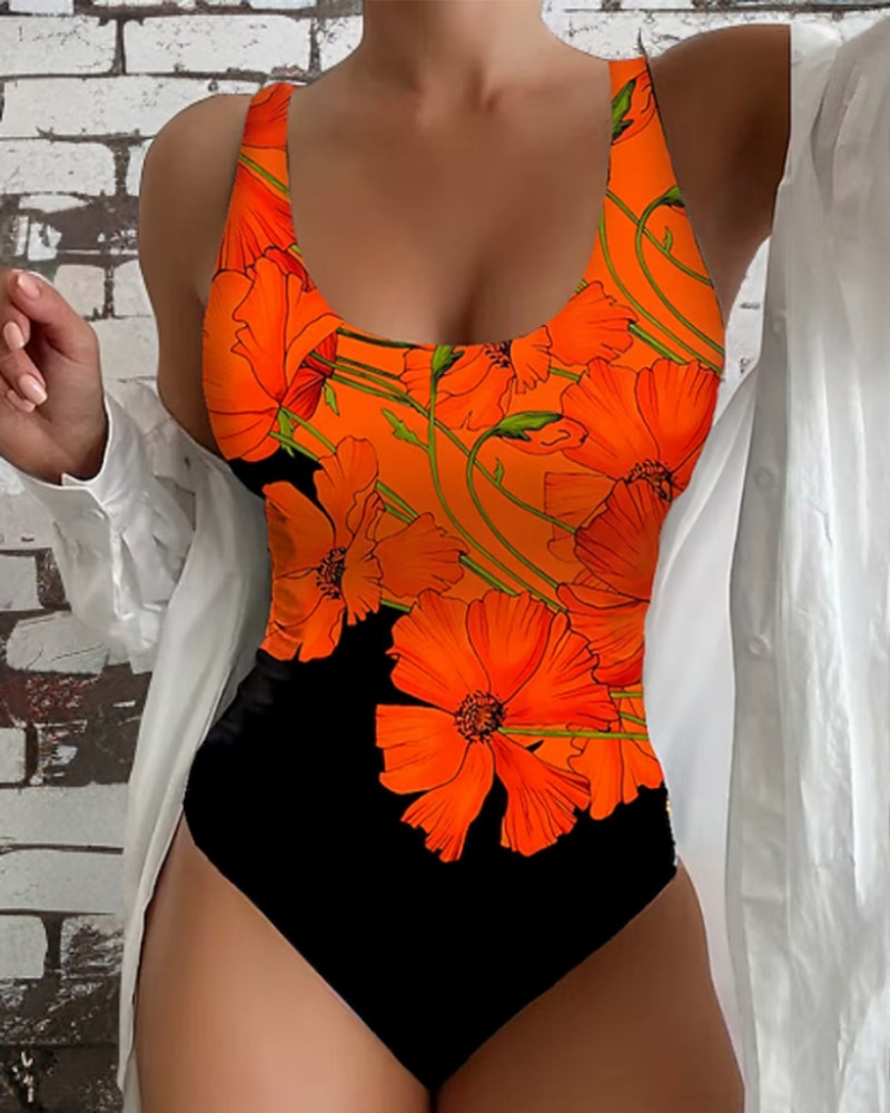 Lucyna™ | Maillot Une-Pièce Fleuri et Élégant
