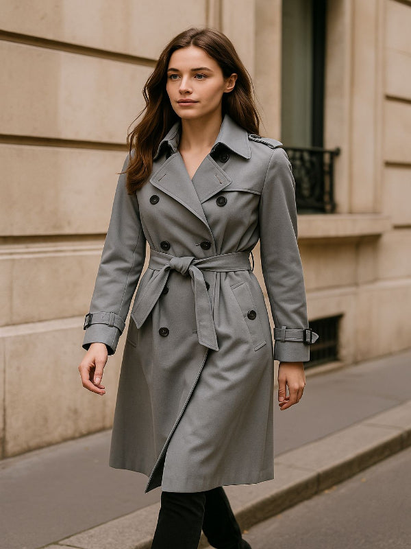 L’Intemporel Trench Élégance – Collection Luxora Paris