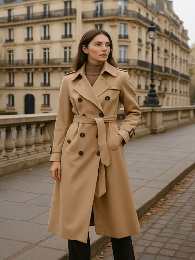 L’Intemporel Trench Élégance – Collection Luxora Paris