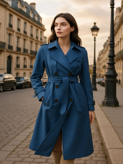 L’Intemporel Trench Élégance – Collection Luxora Paris
