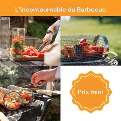 GrillBox Pro™ – Le panier BBQ pour une cuisson parfaite, sans brûlure ni chute