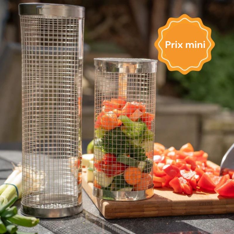 GrillBox Pro™ – Le panier BBQ pour une cuisson parfaite, sans brûlure ni chute