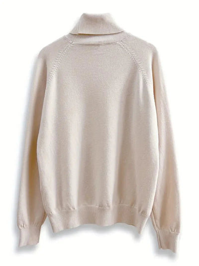 Pull col roulé intemporel
