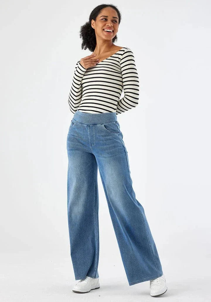 Jean élancé et taille haute