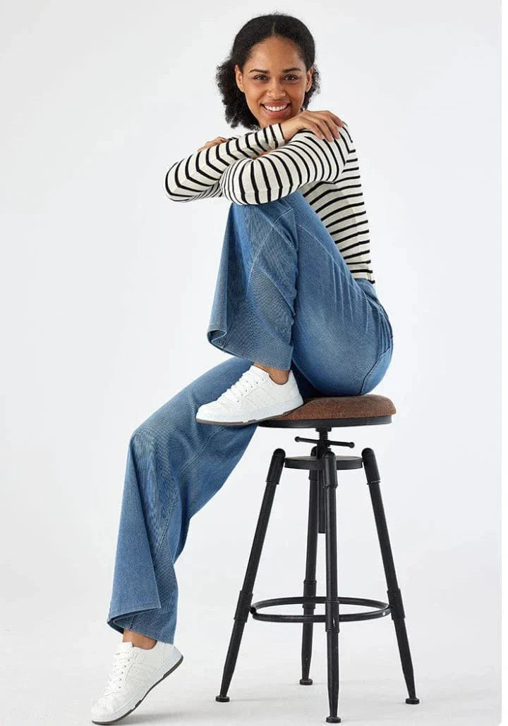 Jean élancé et taille haute