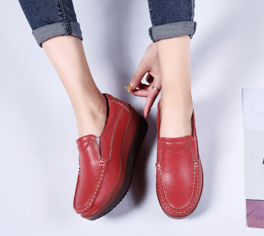 Mocassins compensés confort+
