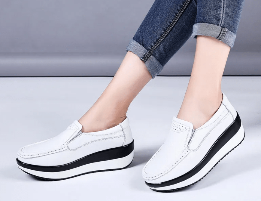 Mocassins compensés confort+