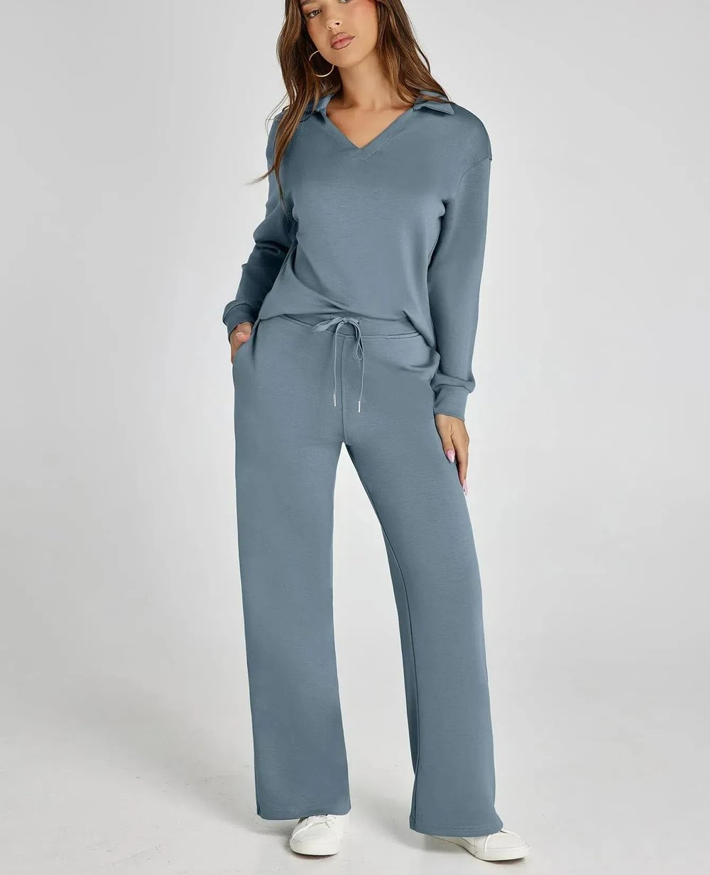 Ensemble Jogging 2 Pièces Femme – Survêtement Chic et Décontracté