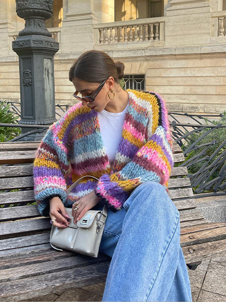 Jane | Warm Knitted Cardigan