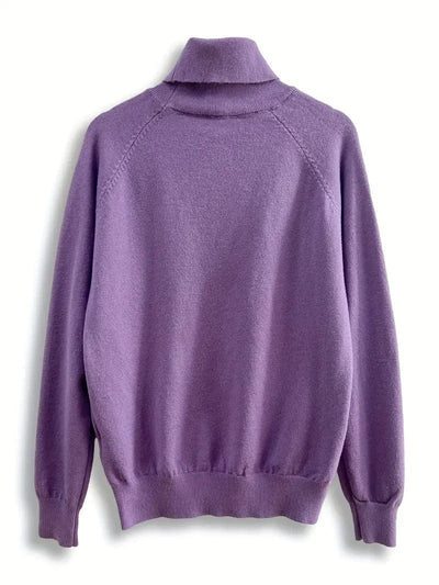 Pull col roulé intemporel
