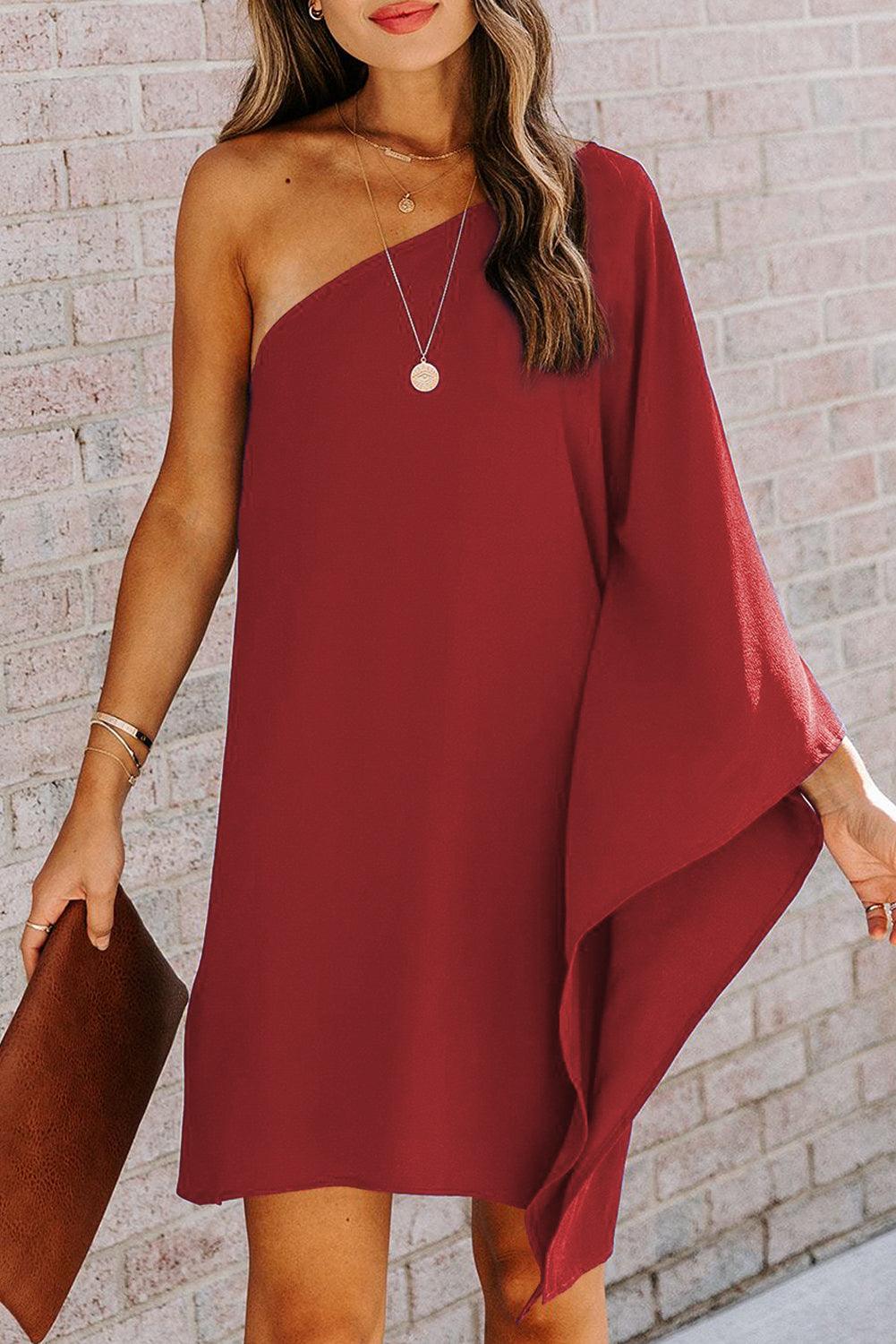 Cornelia™ | Mini-Robe One-Shoulder Stylée