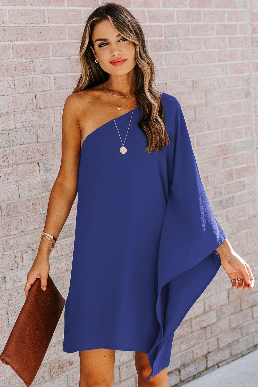 Cornelia™ | Mini-Robe One-Shoulder Stylée
