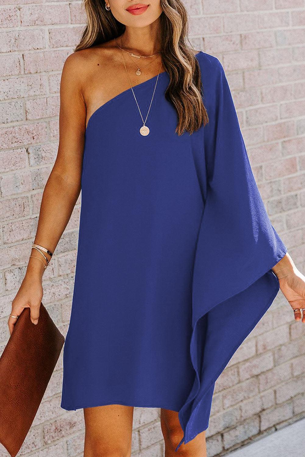 Cornelia™ | Mini-Robe One-Shoulder Stylée