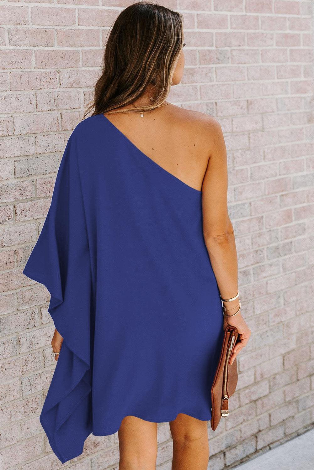 Cornelia™ | Mini-Robe One-Shoulder Stylée