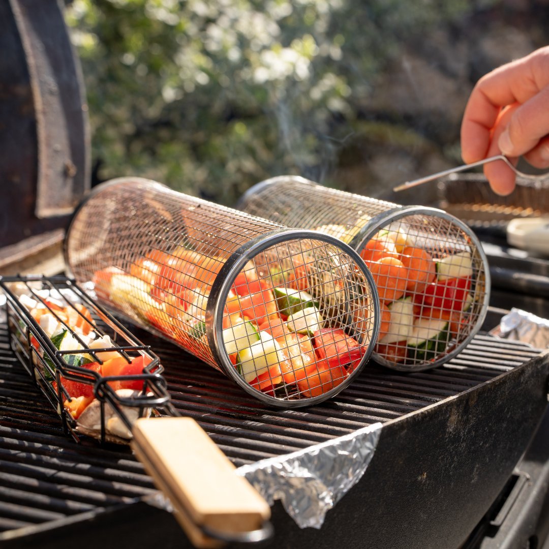 GrillBox Pro™ – Le panier BBQ pour une cuisson parfaite, sans brûlure ni chute