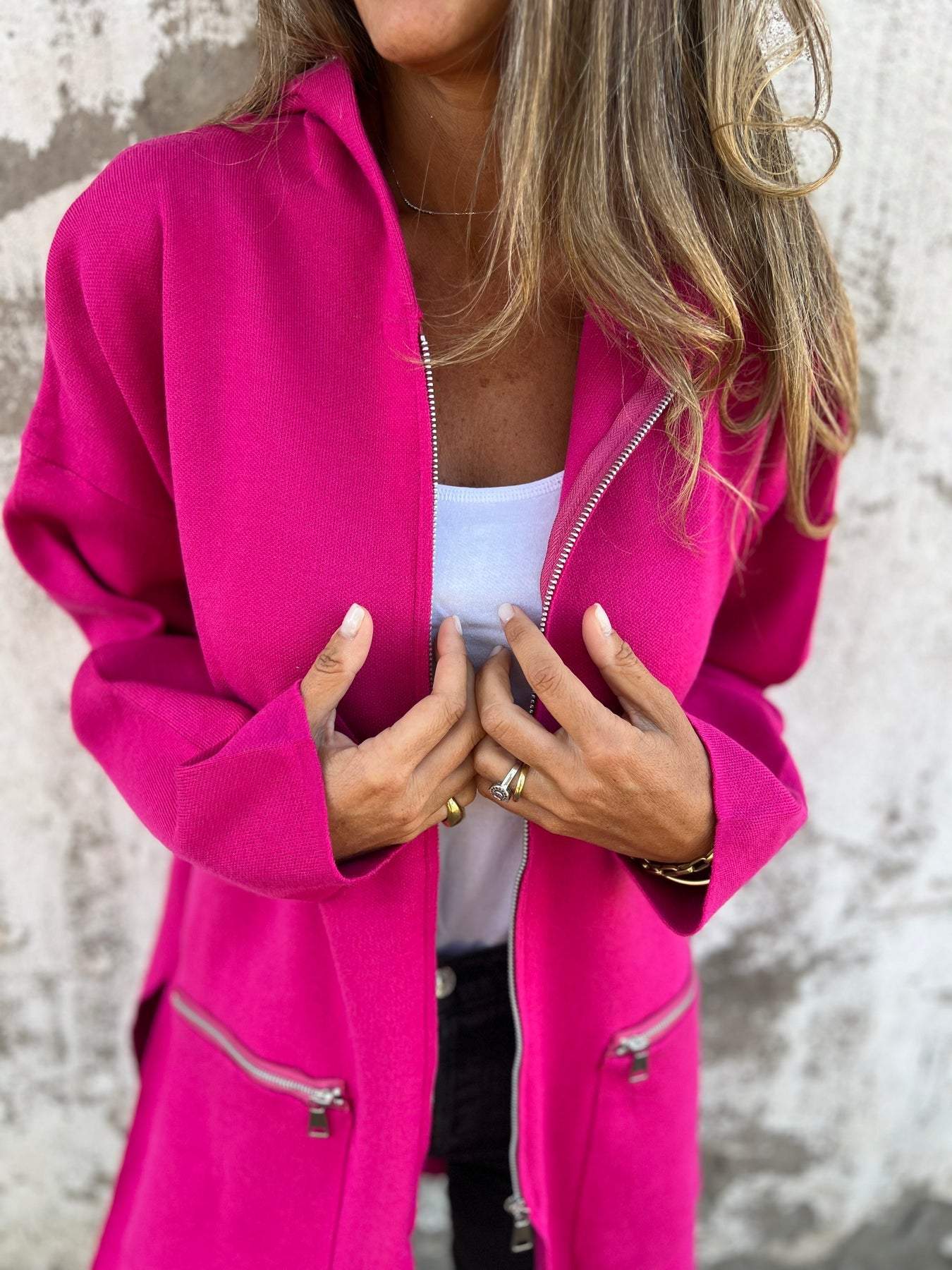 Janeth | Zip Cardigan