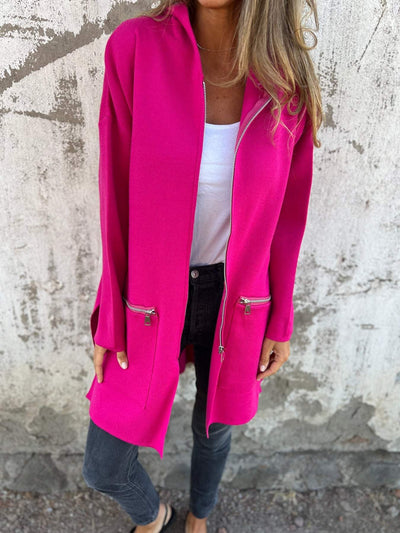 Janeth | Zip Cardigan