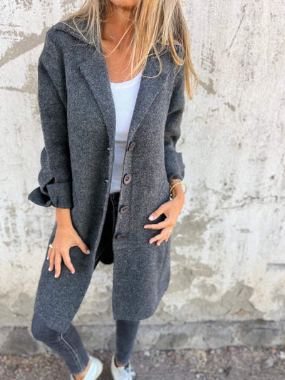 Nadine | Button Long Coat