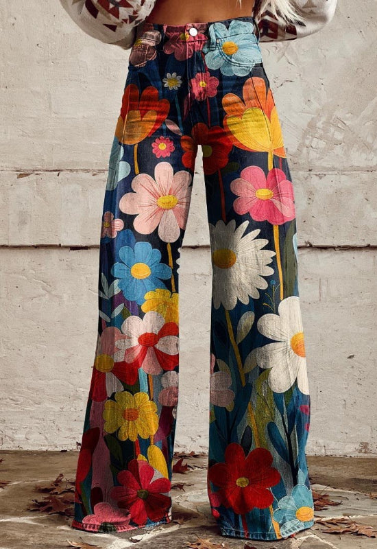 Camilla – Pantalon Floral Ultra Confort | -50 % Aujourd’hui
