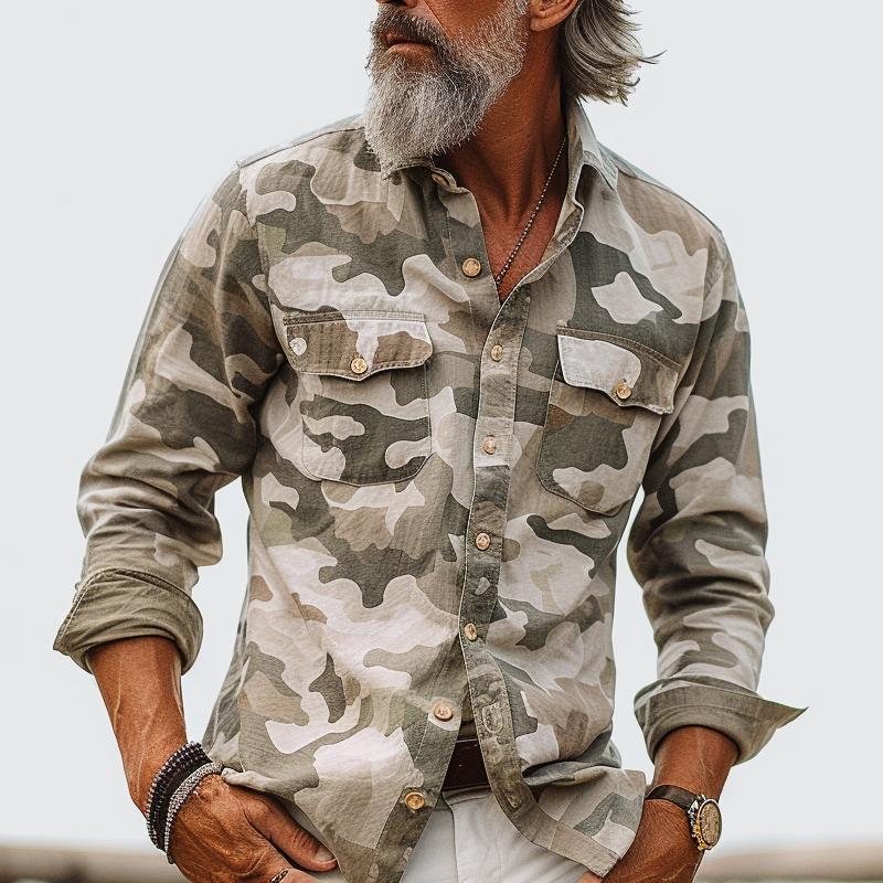 Ethan | Military Design Shirt