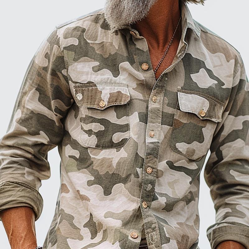 Ethan | Military Design Shirt