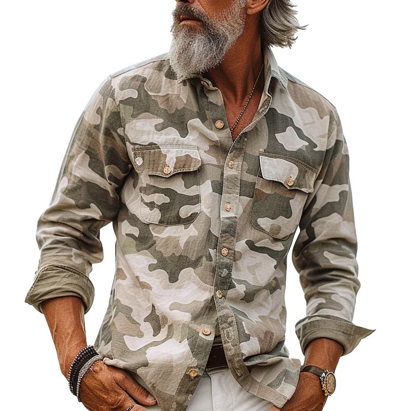 Ethan | Military Design Shirt