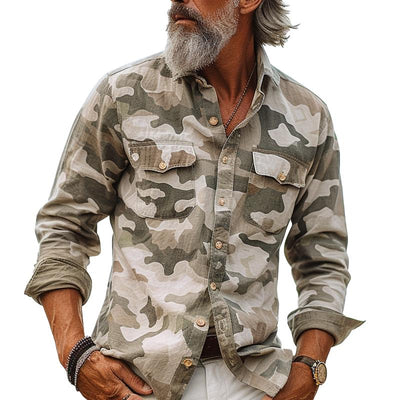Ethan | Military Design Shirt