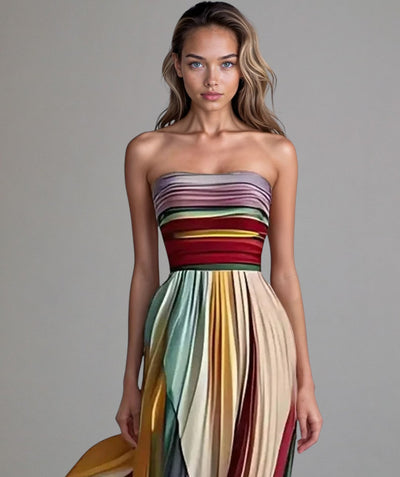Luna | Robe d'Été Fluide et Colorée