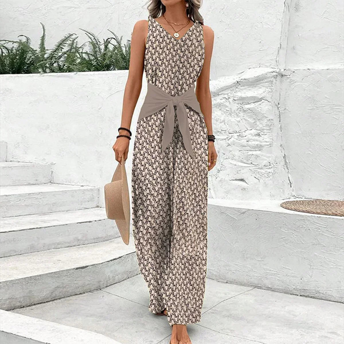 Elena - Sleeveless Jumpsuit